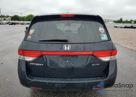 2015 Honda Odyssey Touring from USA, damaged, VIN 5FNRL5H97FB063749